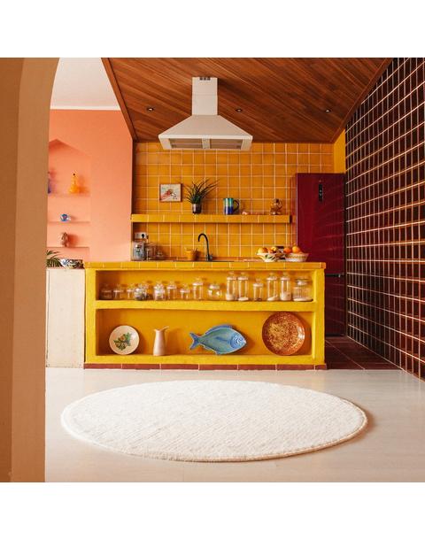 Woolable Rug Rond Natural