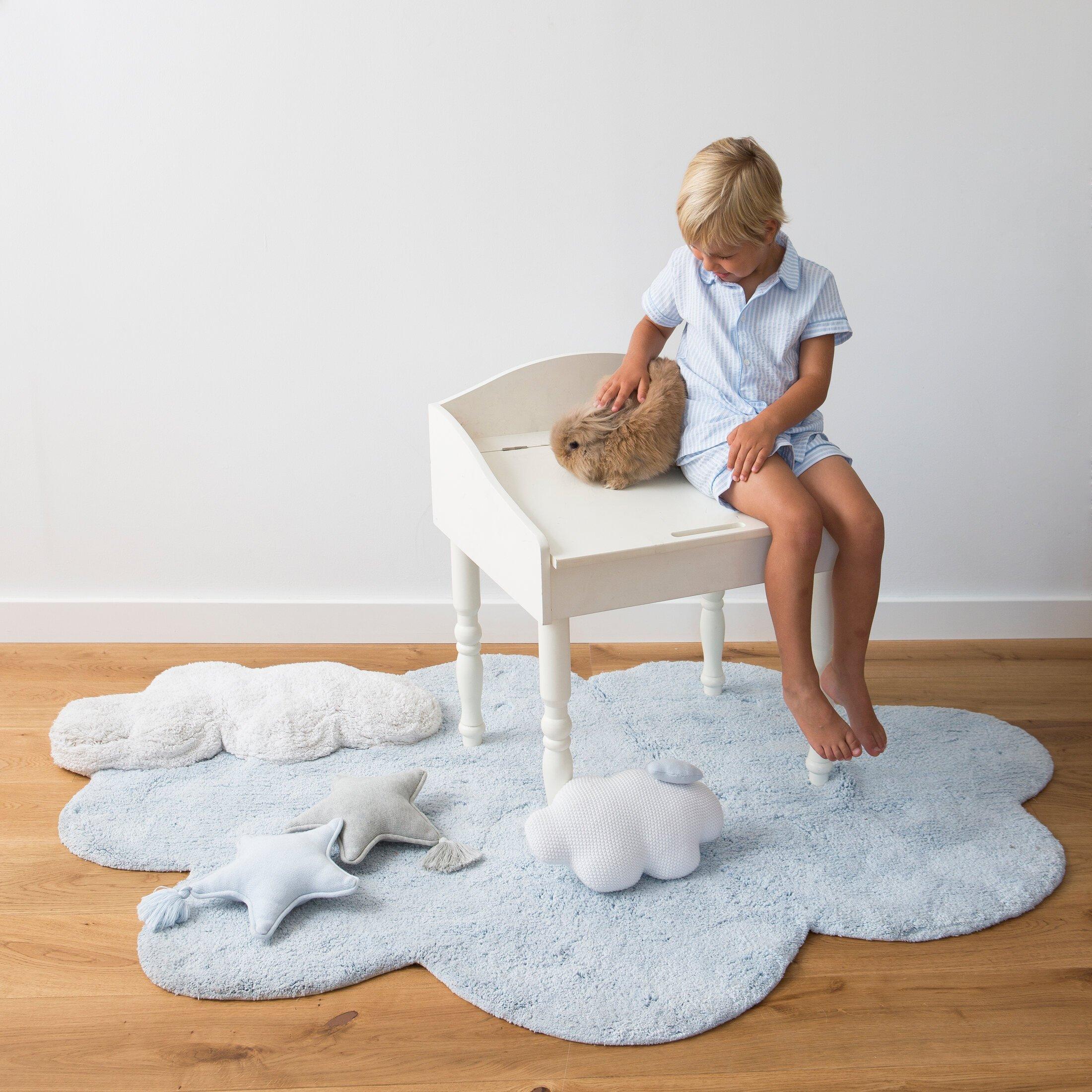 Washable Rug Puffy Dream Blue image number 2