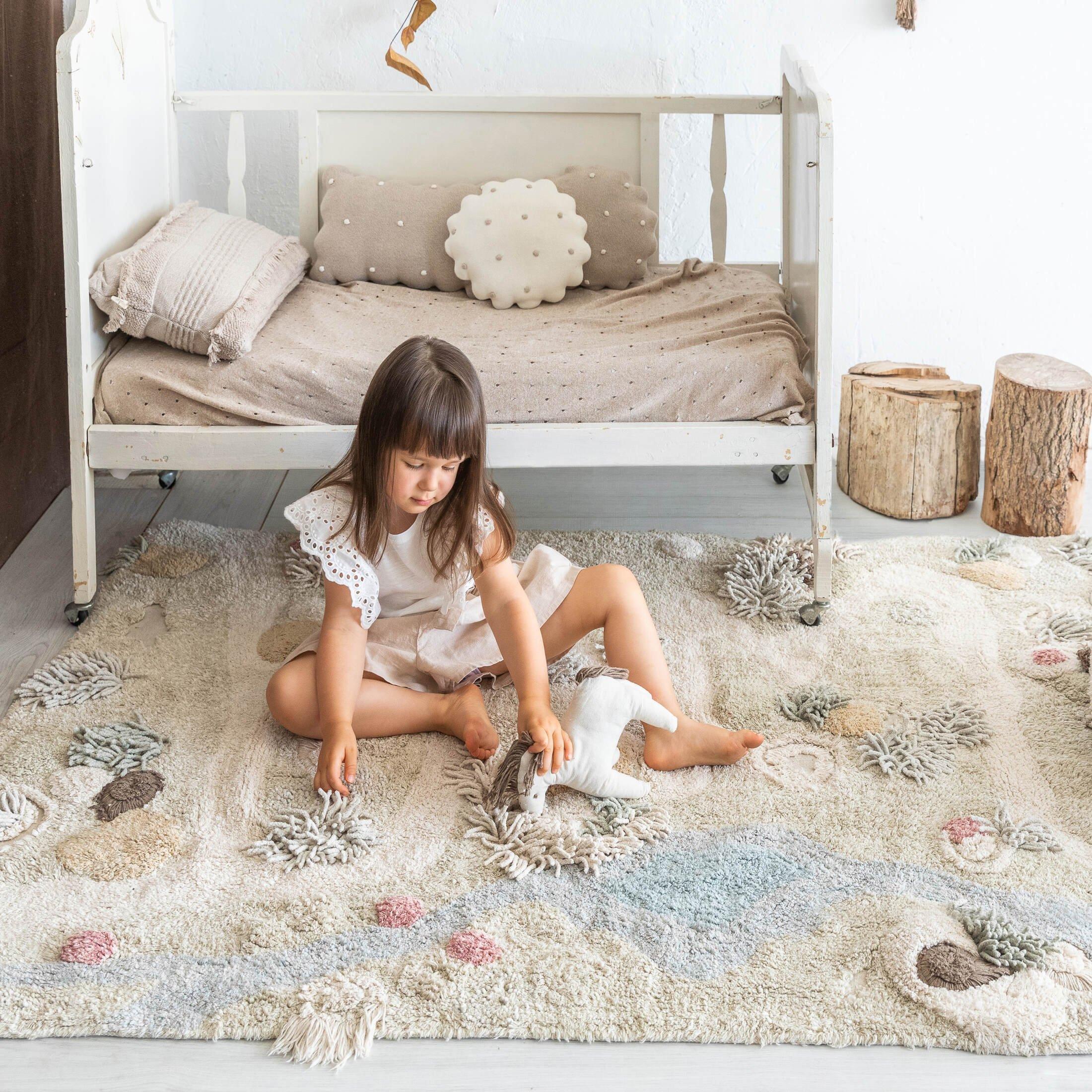 Washable Play Rug Path of Nature image number 1