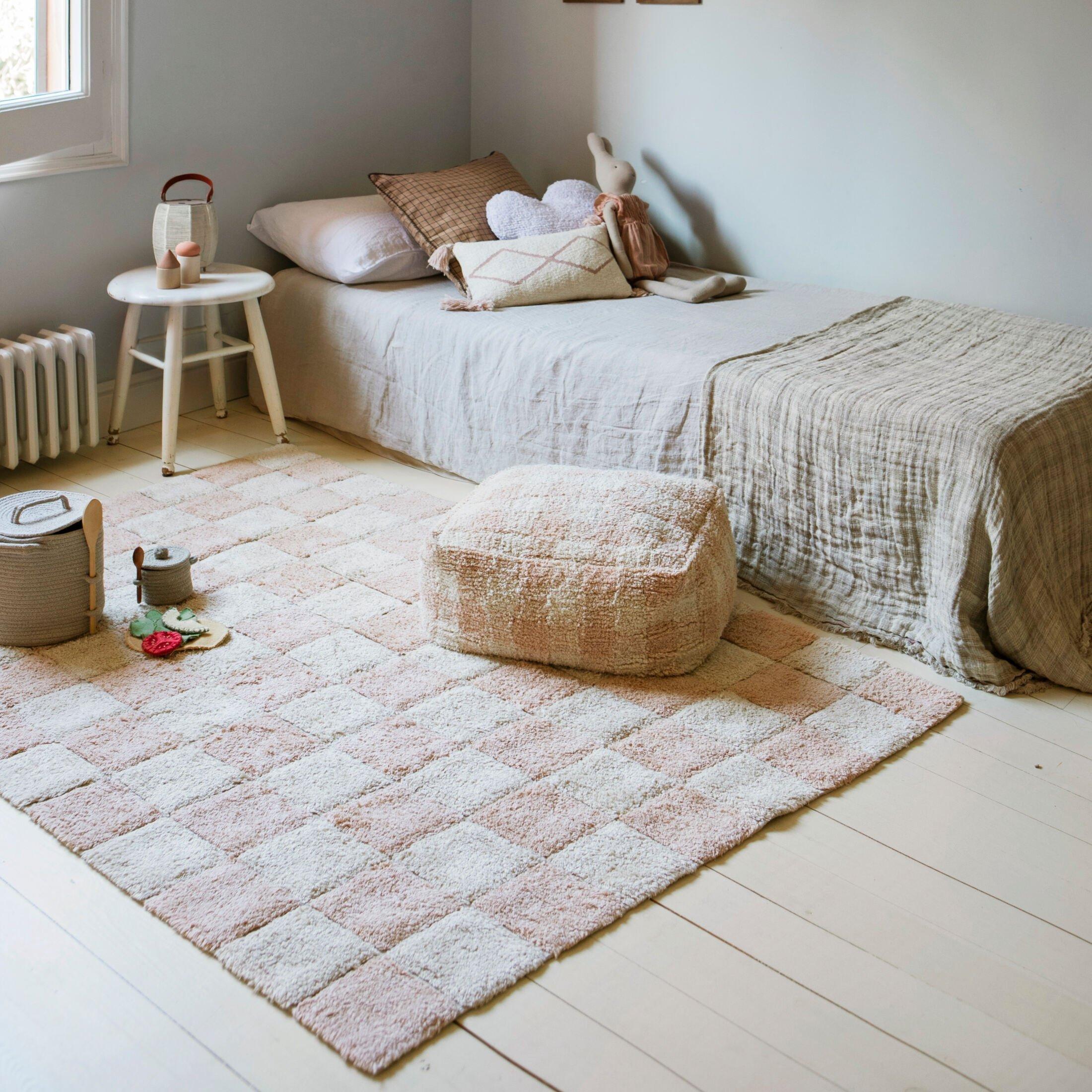 Washable Rug Kitchen Tiles Rose image number 2