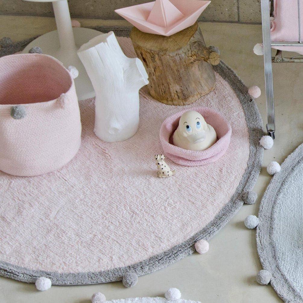 Washable Rug Bubbly Soft Pink - Grey image number 2