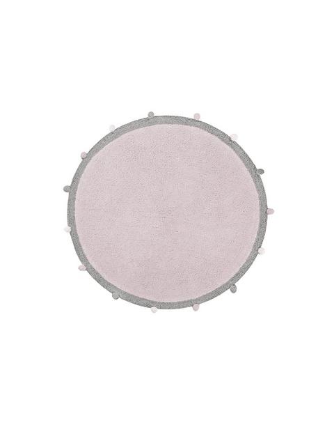 Washable Rug Bubbly Soft Pink - Grey