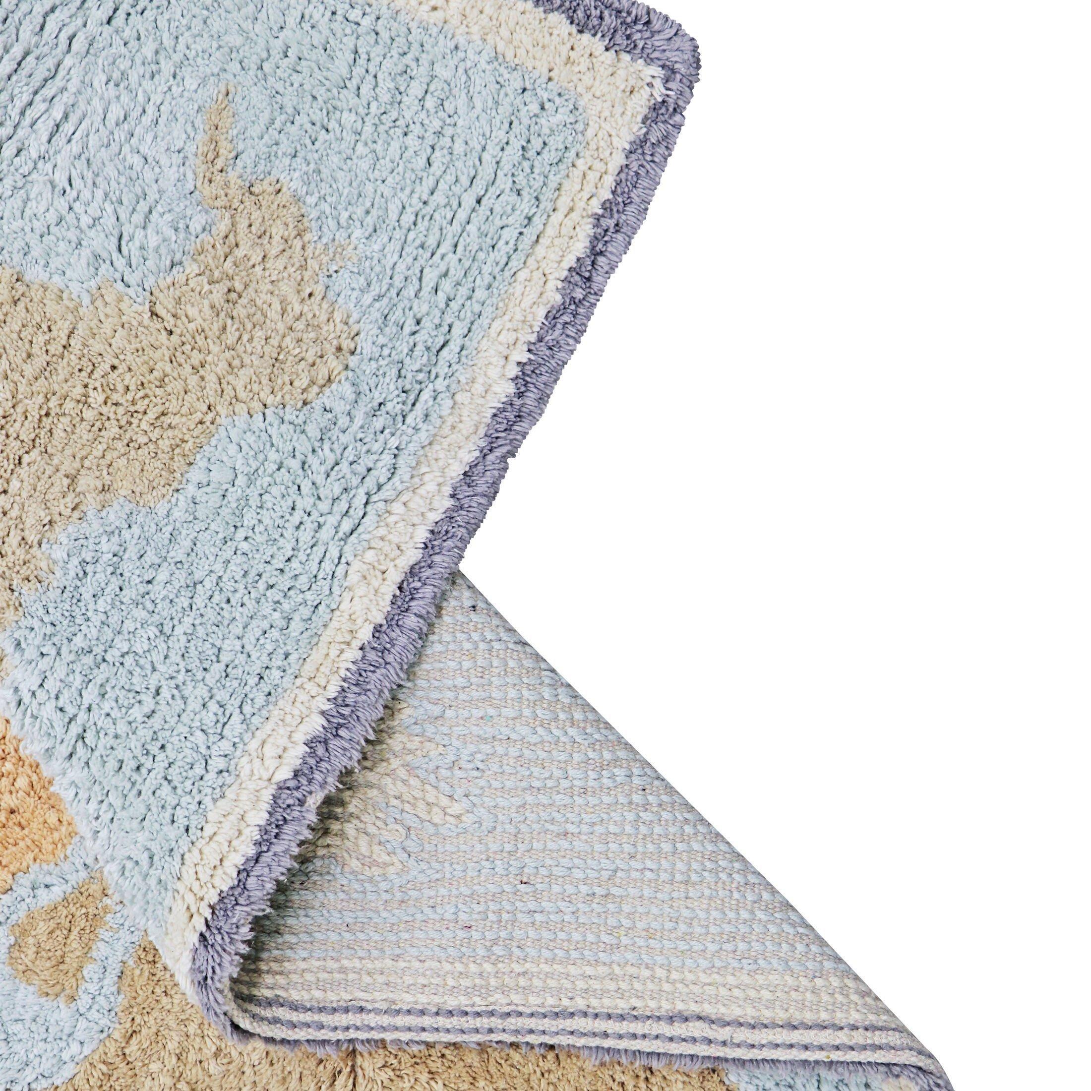 Washable Rug Mini World Map image number 1