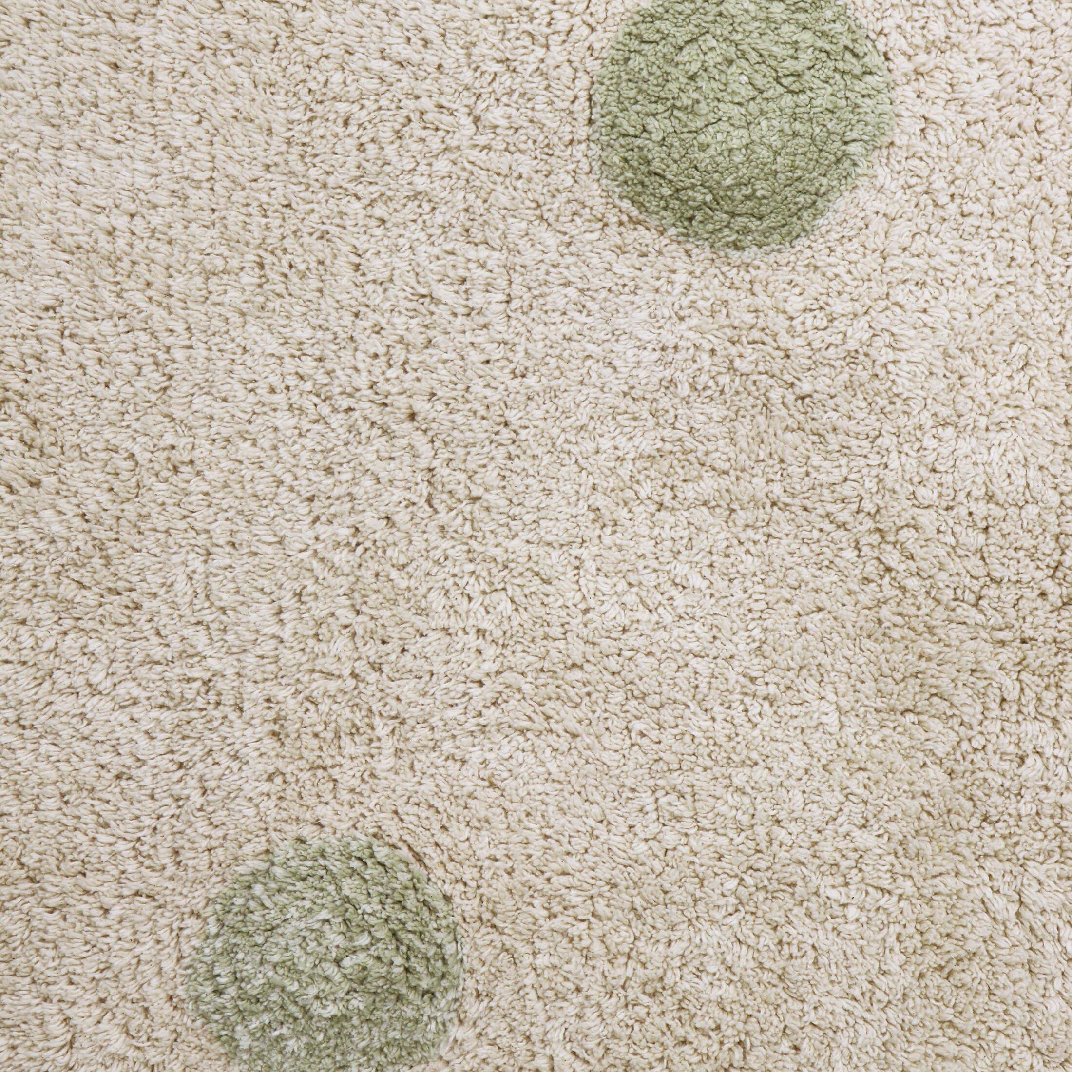 Washable Rug Hippy Dots Olive image number 3