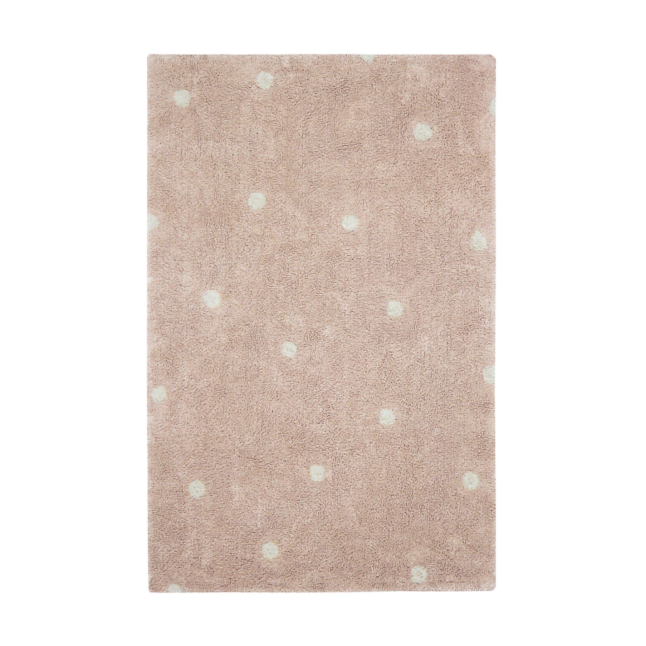 Washable Rug Mini Dot Rose