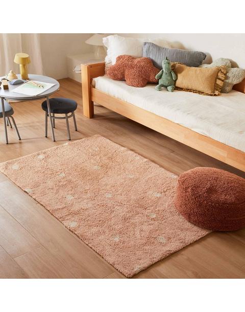 Washable Rug Mini Dot Rose