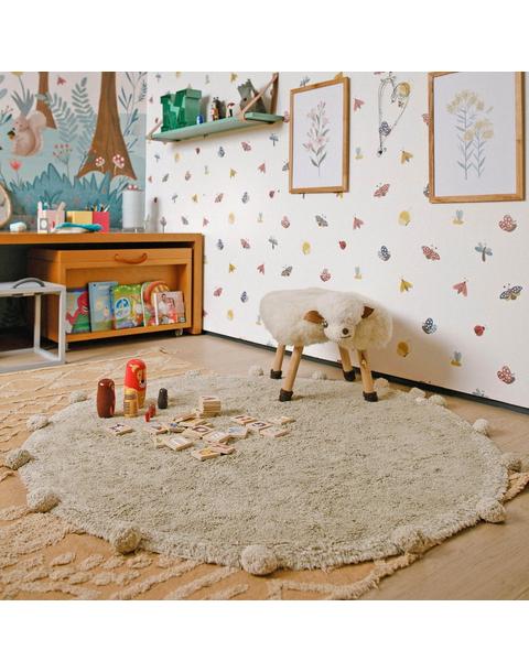 Washable Rug Bubbly Olive