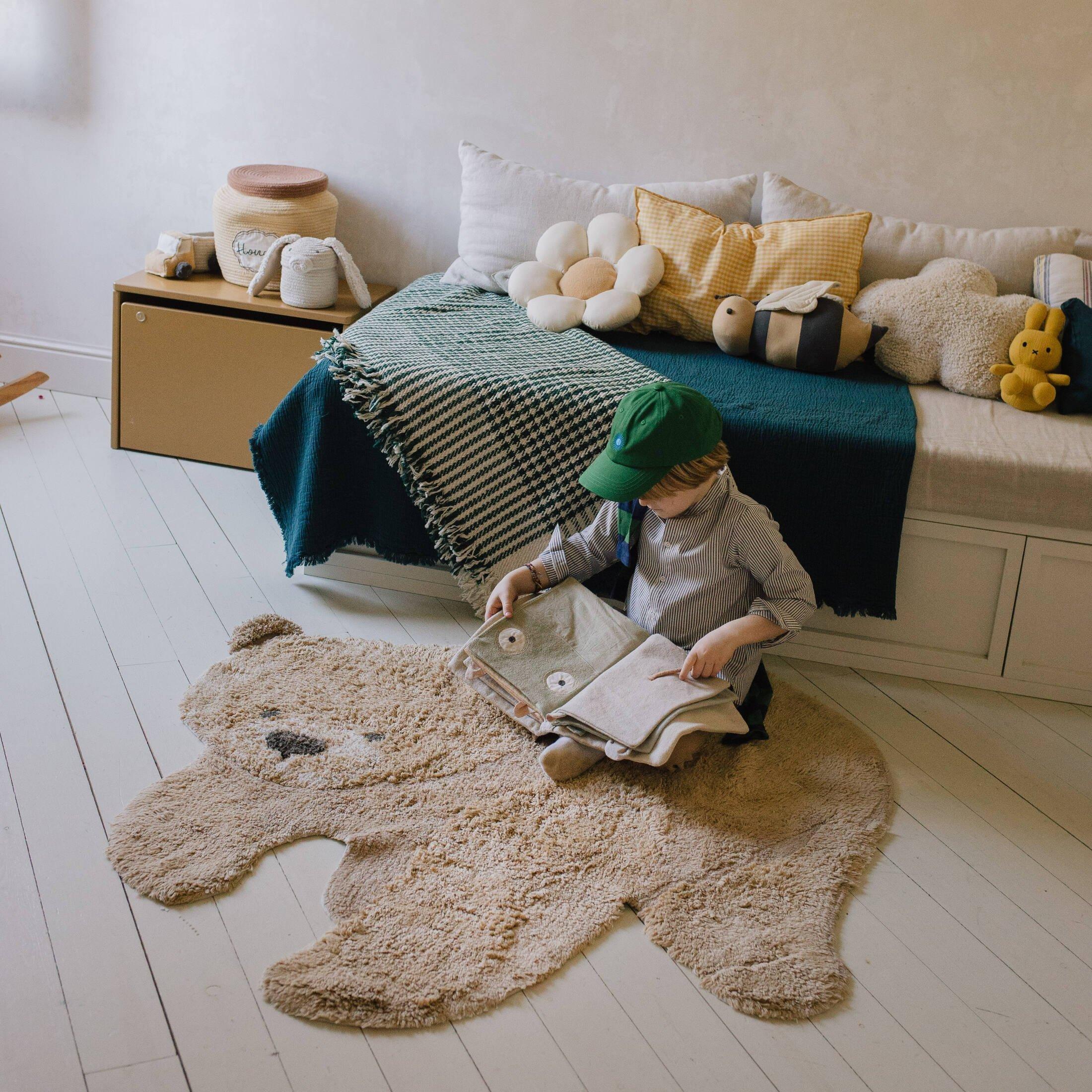 Washable Animal Rug Bear image number 2