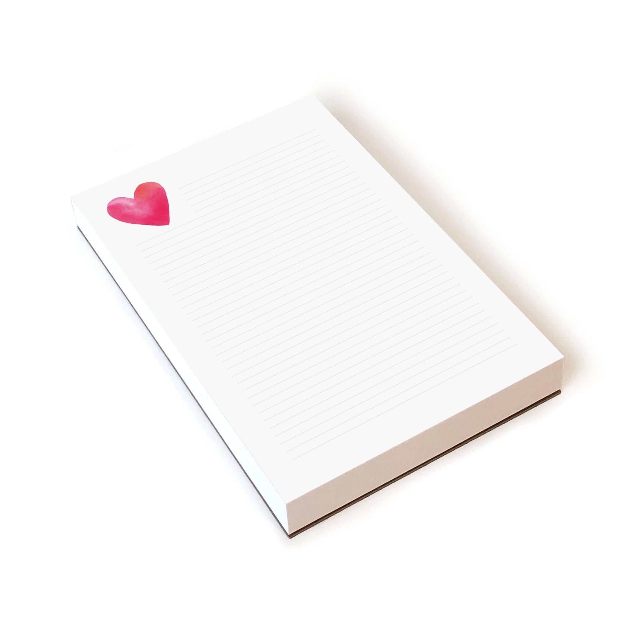 Heart Lined Notepad image number 1