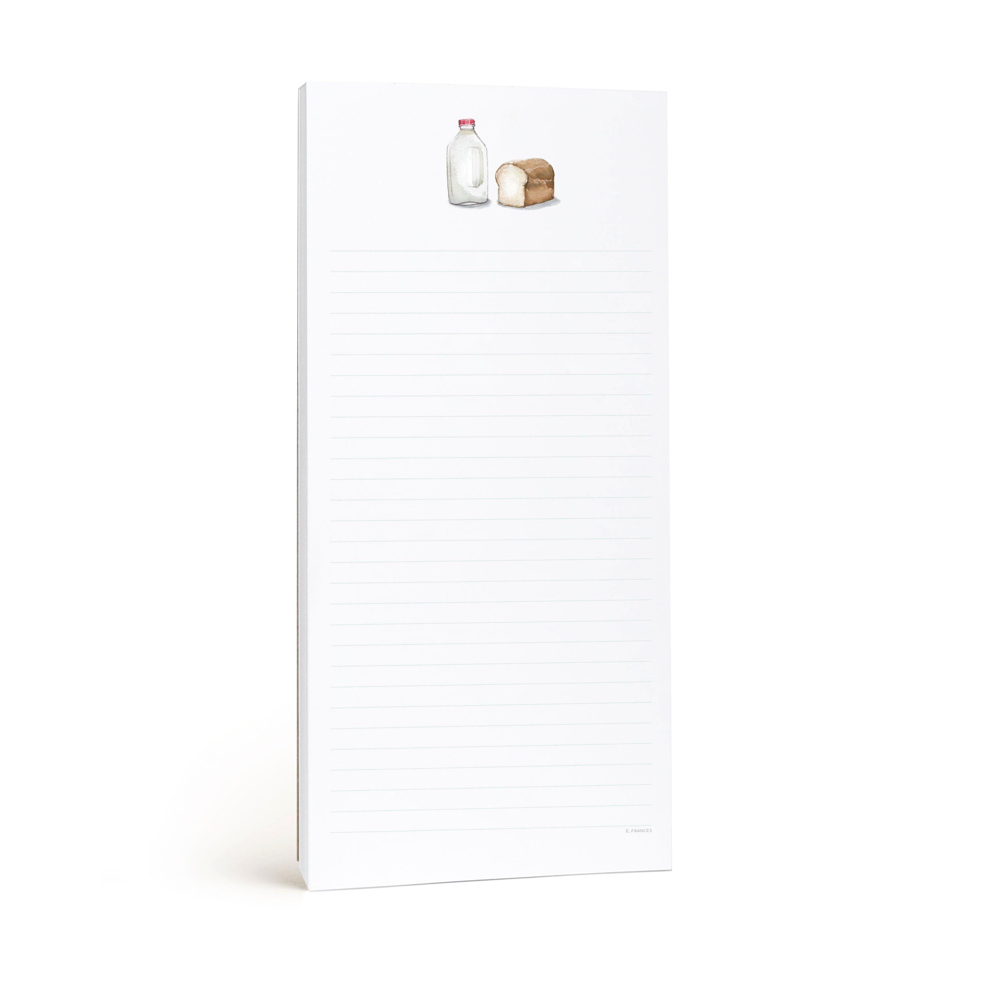 Milk and Bread Notepad