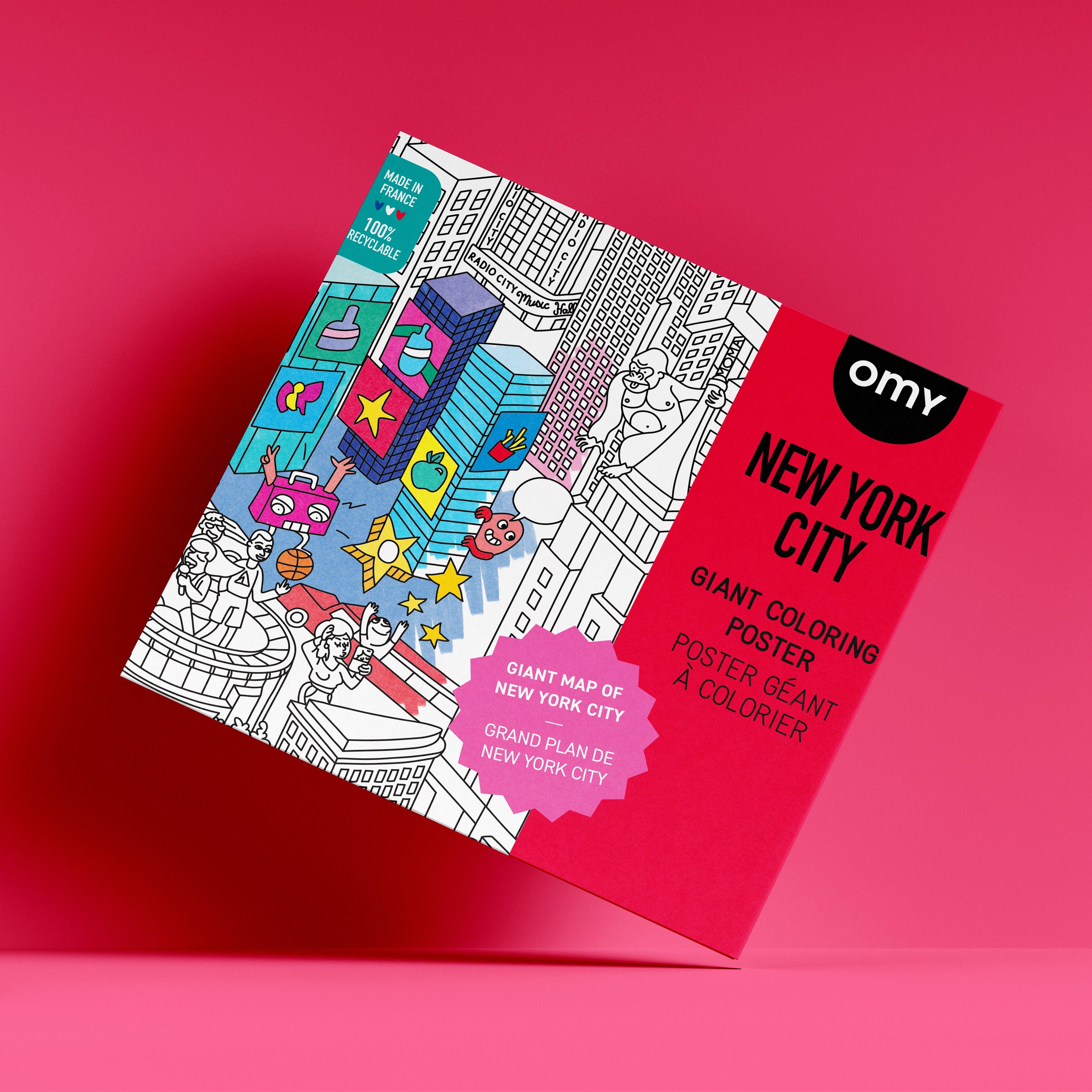 Giant Coloring Poster NY