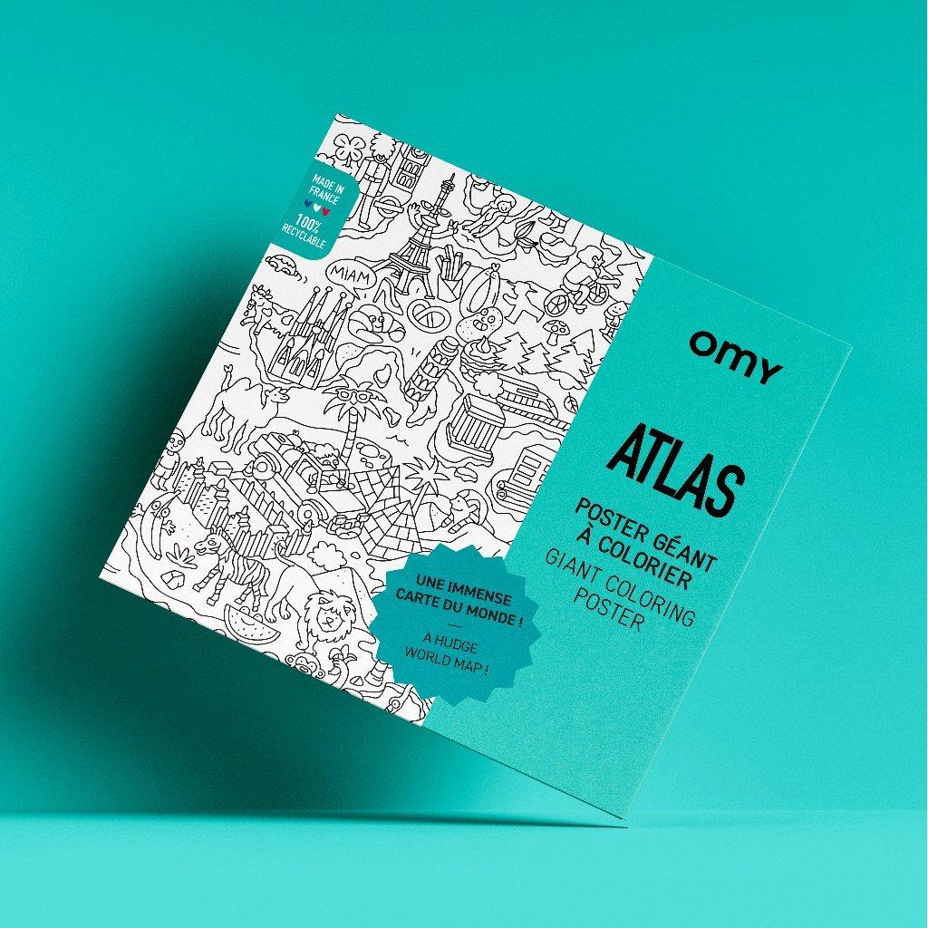 Giant Coloring Poster Atlas