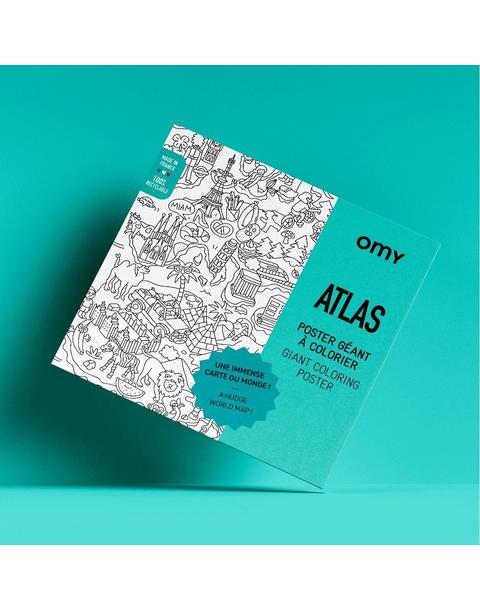 Giant Coloring Poster Atlas