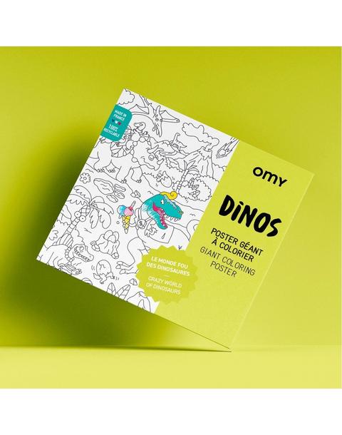 Giant Coloring Poster Dino