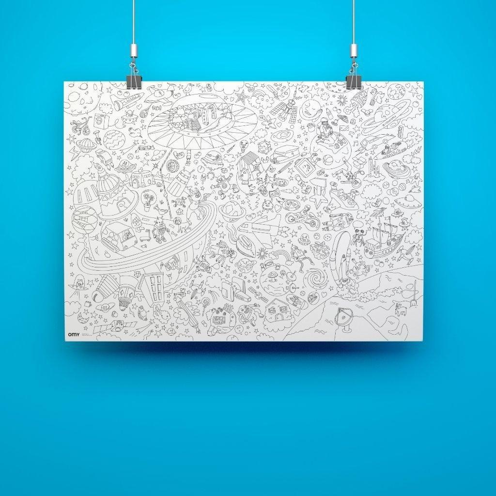 Giant Coloring Poster Cosmos image number 1