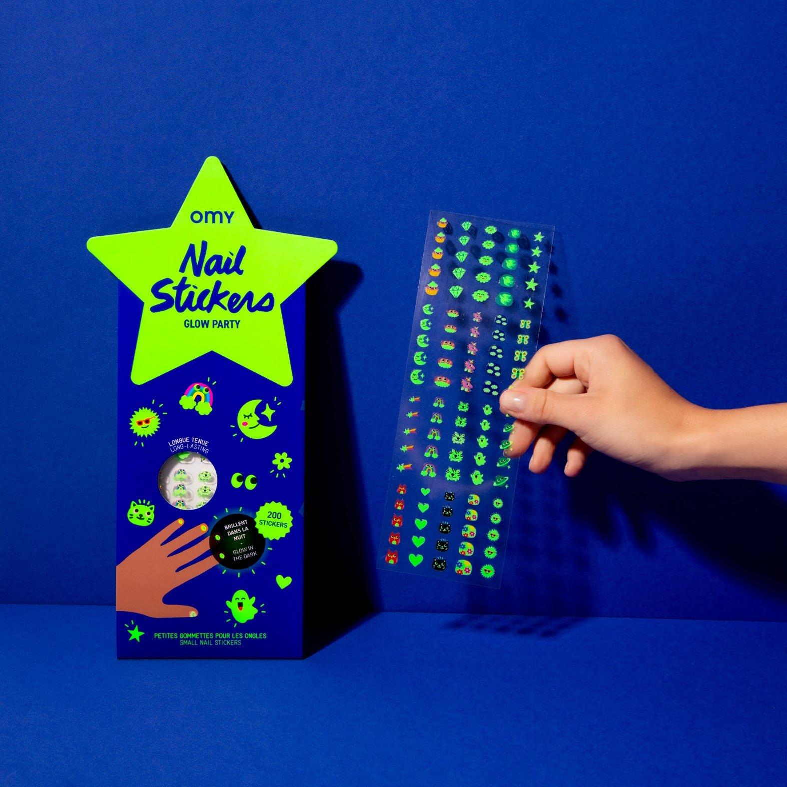 Nail Stickers Glow in the Dark