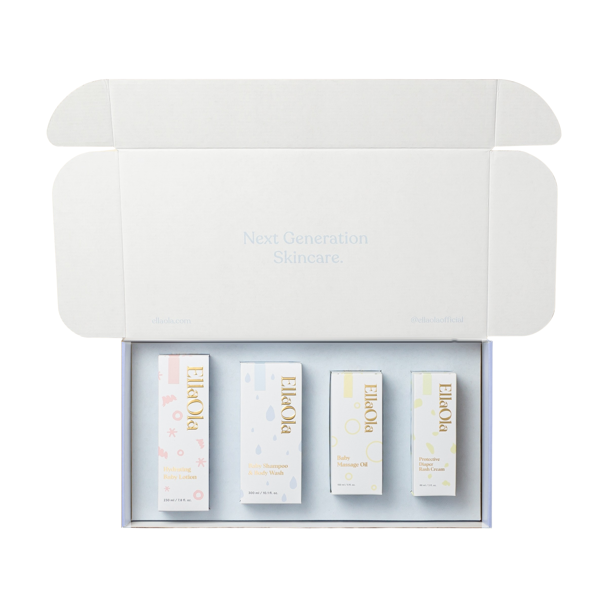 The Baby's Essential Premium Skincare Gift Set (4 Pieces) image number 1