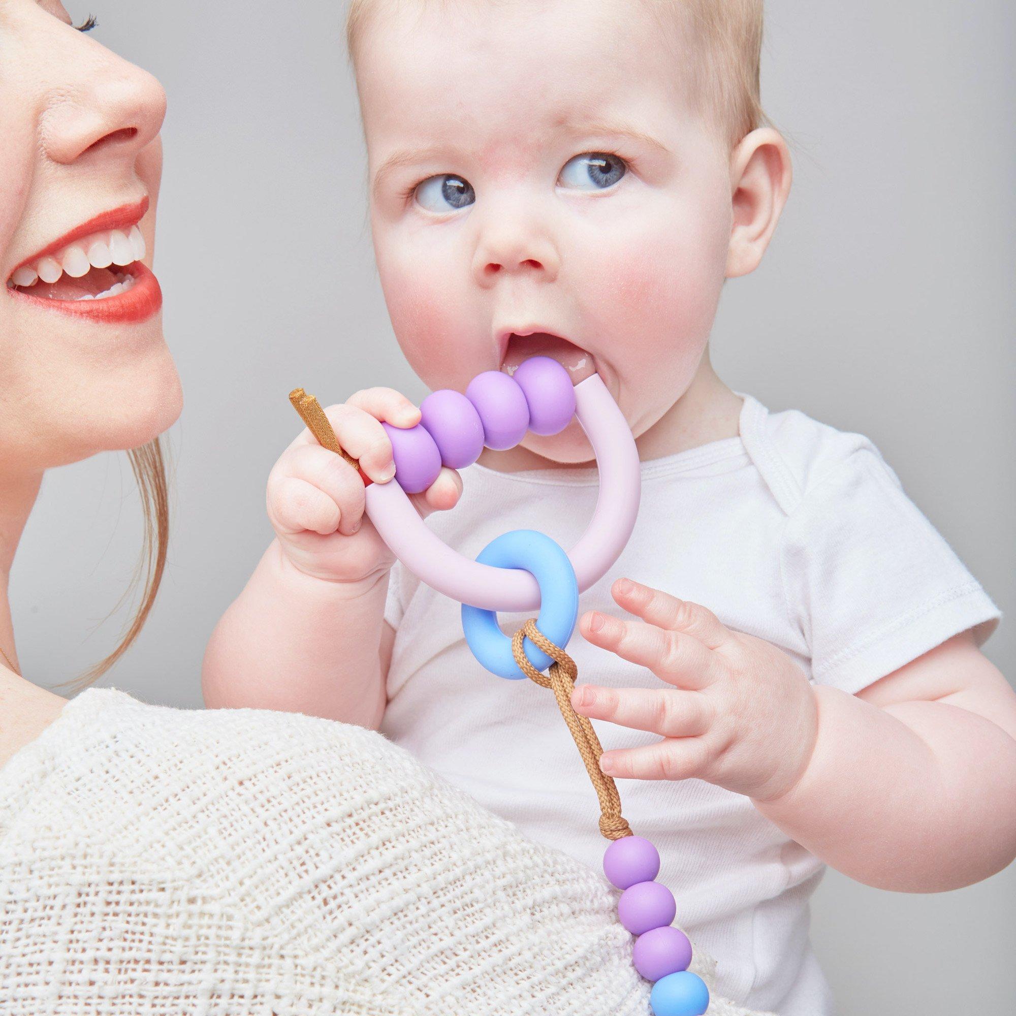 Plum Arch Ring Teether image number 1
