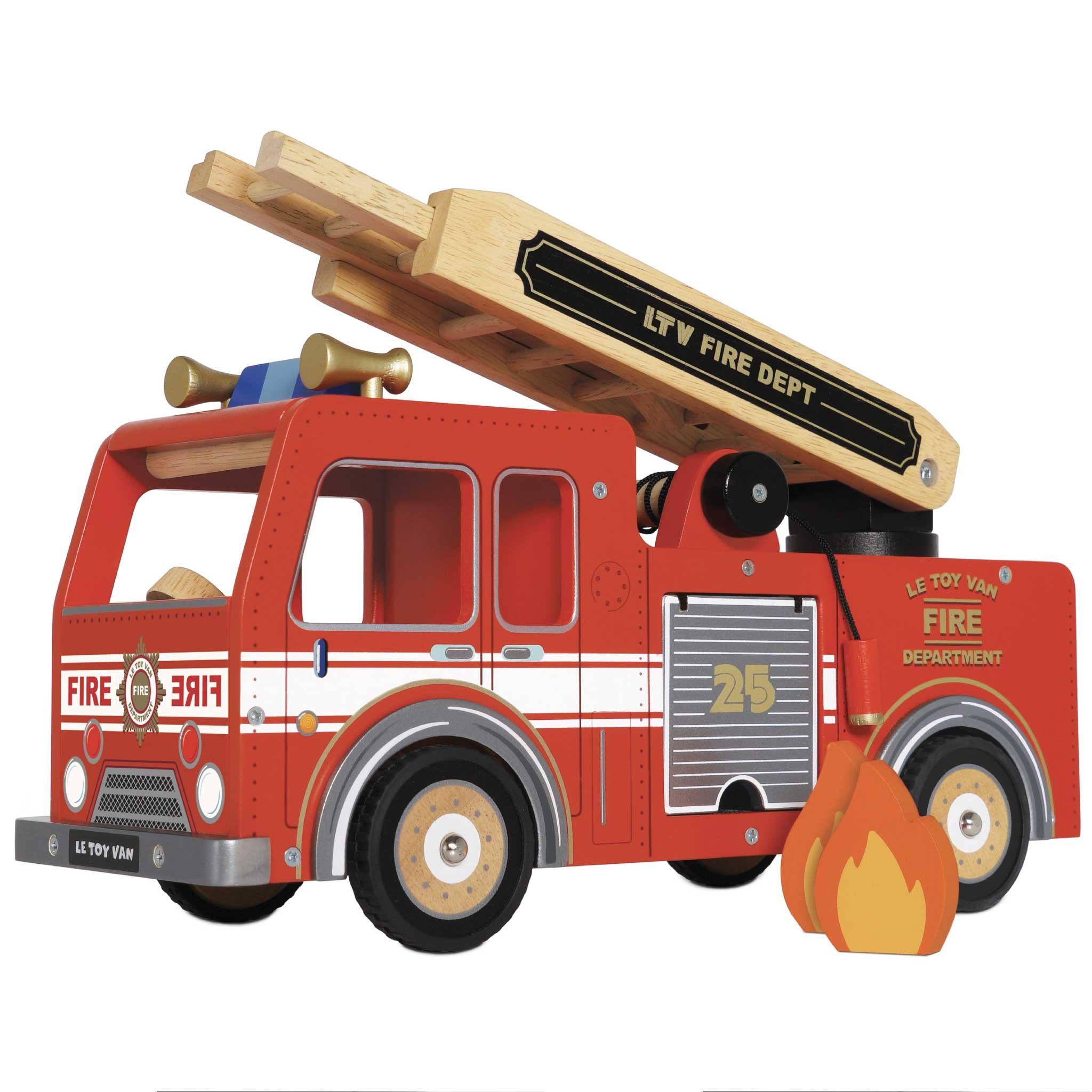 Fire Engine with Firefighters