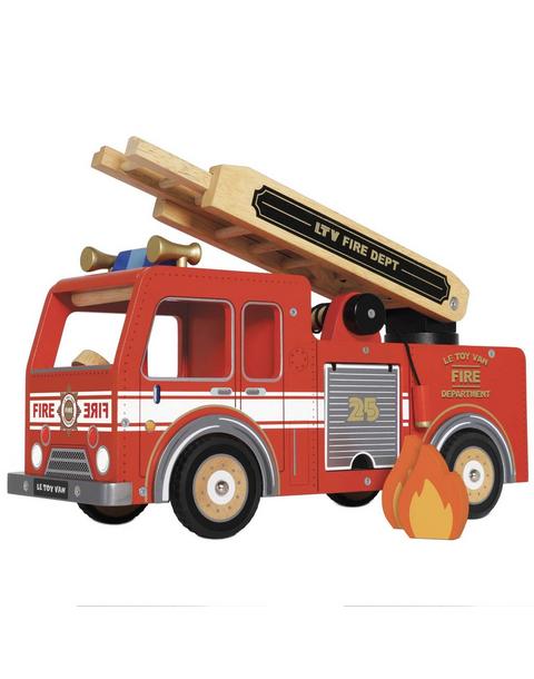 Fire Engine with Firefighters
