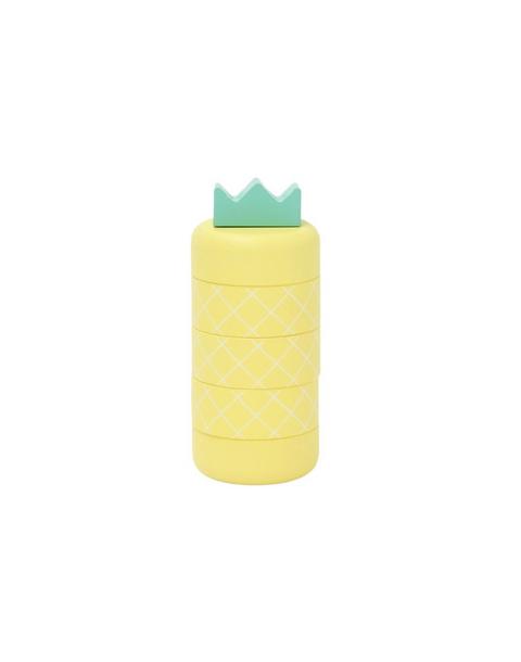Pineapple Topple Game & Stacker - Yellow