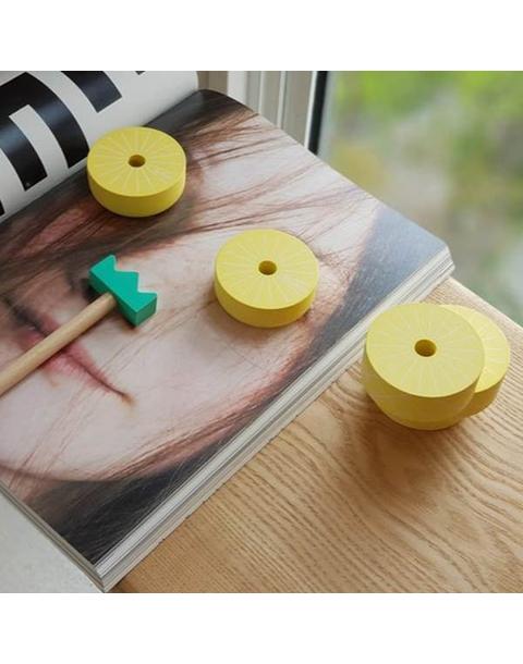 Pineapple Topple Game & Stacker - Yellow