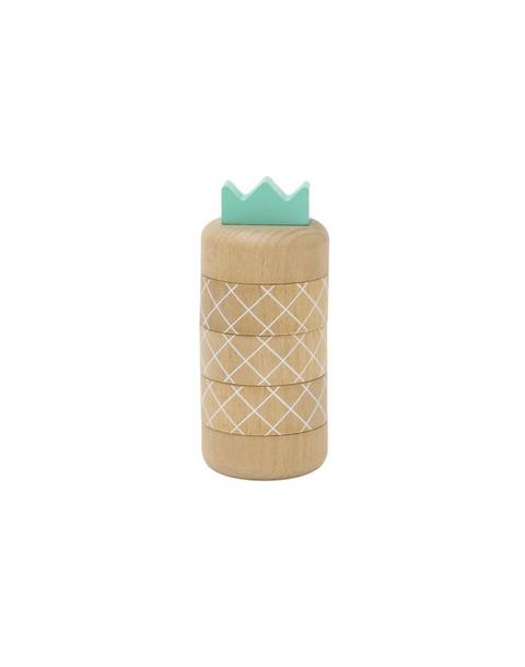 Pineapple Topple Game & Stacker - Natural