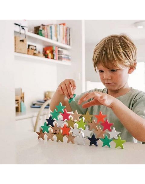 Tanabata Wooden Star Dominoes