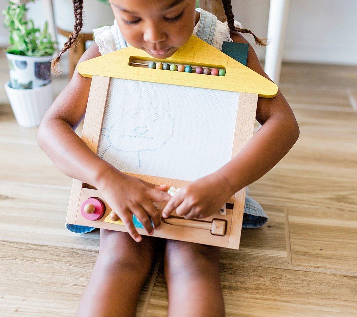 Reusable Wooden Drawing Board - Dog