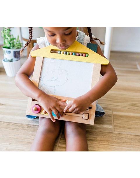 Reusable Wooden Drawing Board - Dog