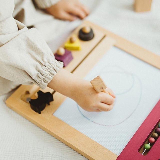 Reusable Wooden Drawing Board - Cat image number 2