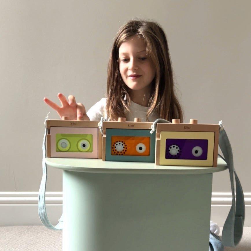 Mini Tape Recorder - Blue/Orange image number 2