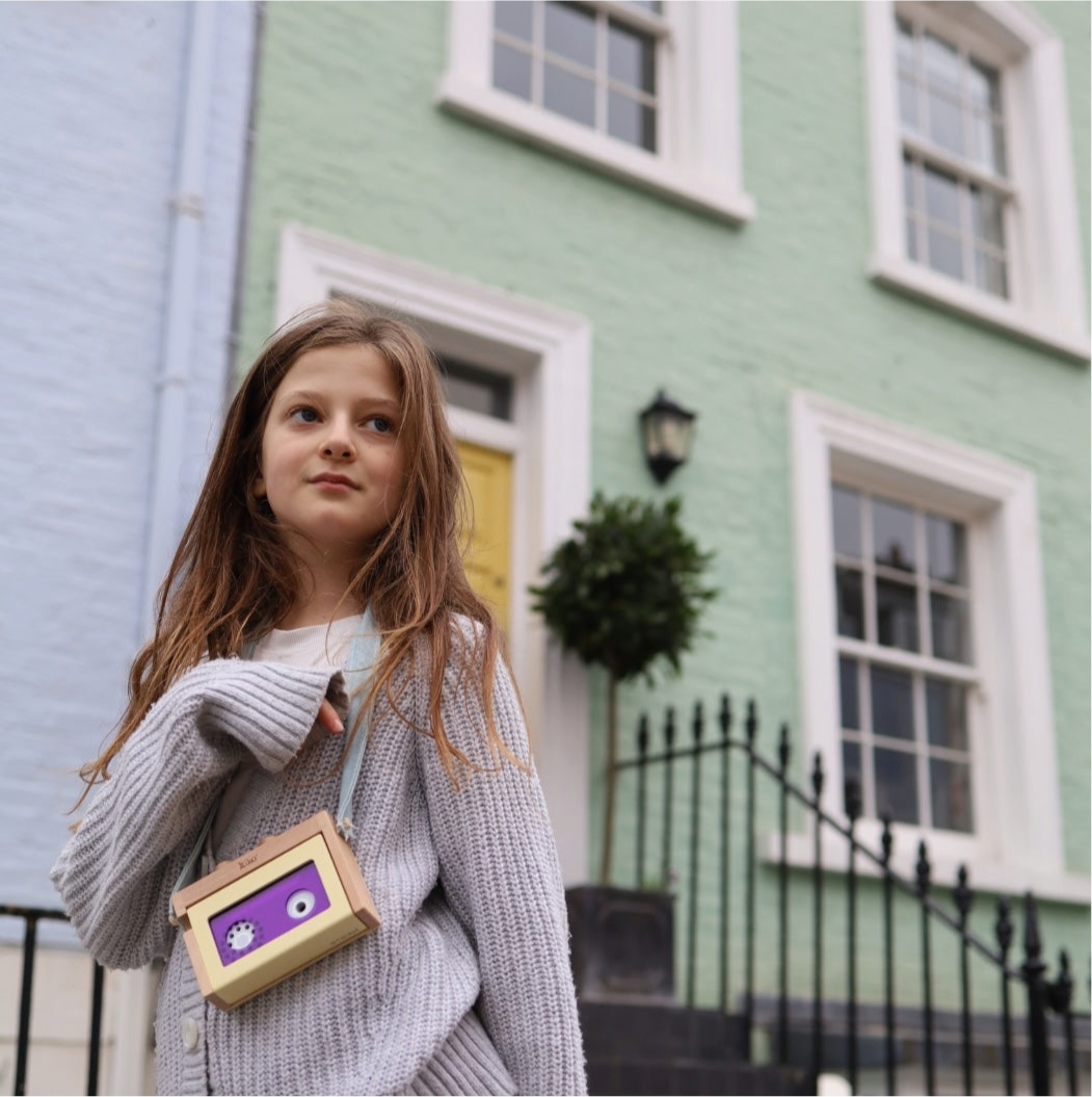 Mini Tape Recorder - Yellow/Grape image number 2