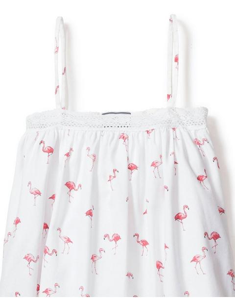 Girl's Twill Lily Nightgown in Flamingos