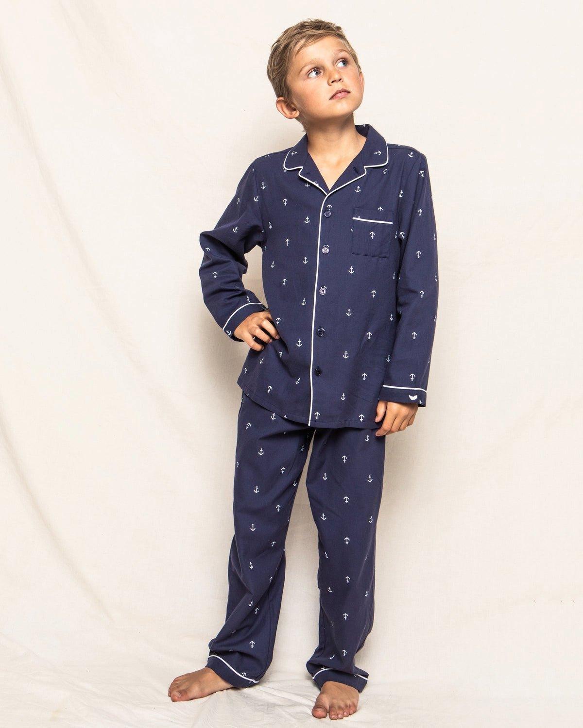 Kid's Pajama Set in Portsmouth Anchors image number 1