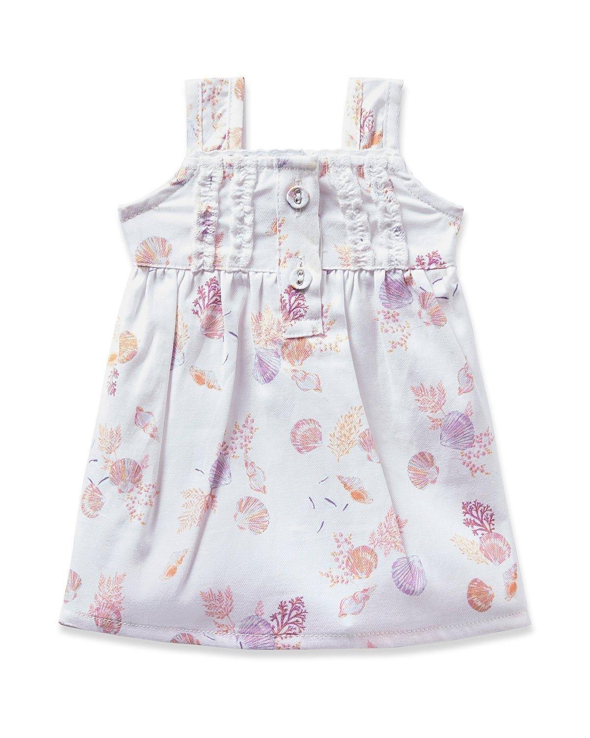 Twill Doll Nightgown in Seashell Splendor