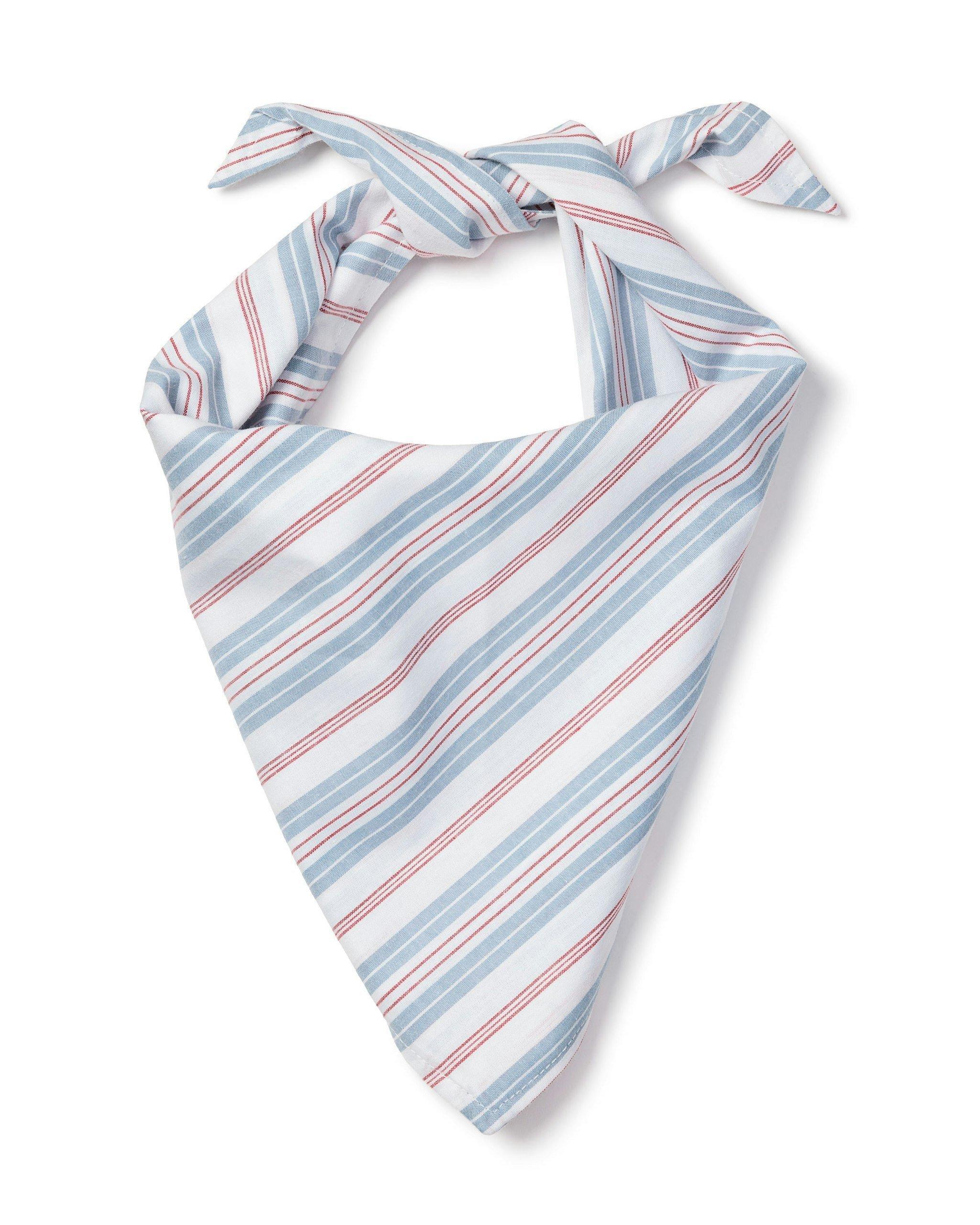 Dog Bandana in Vintage French Stripes