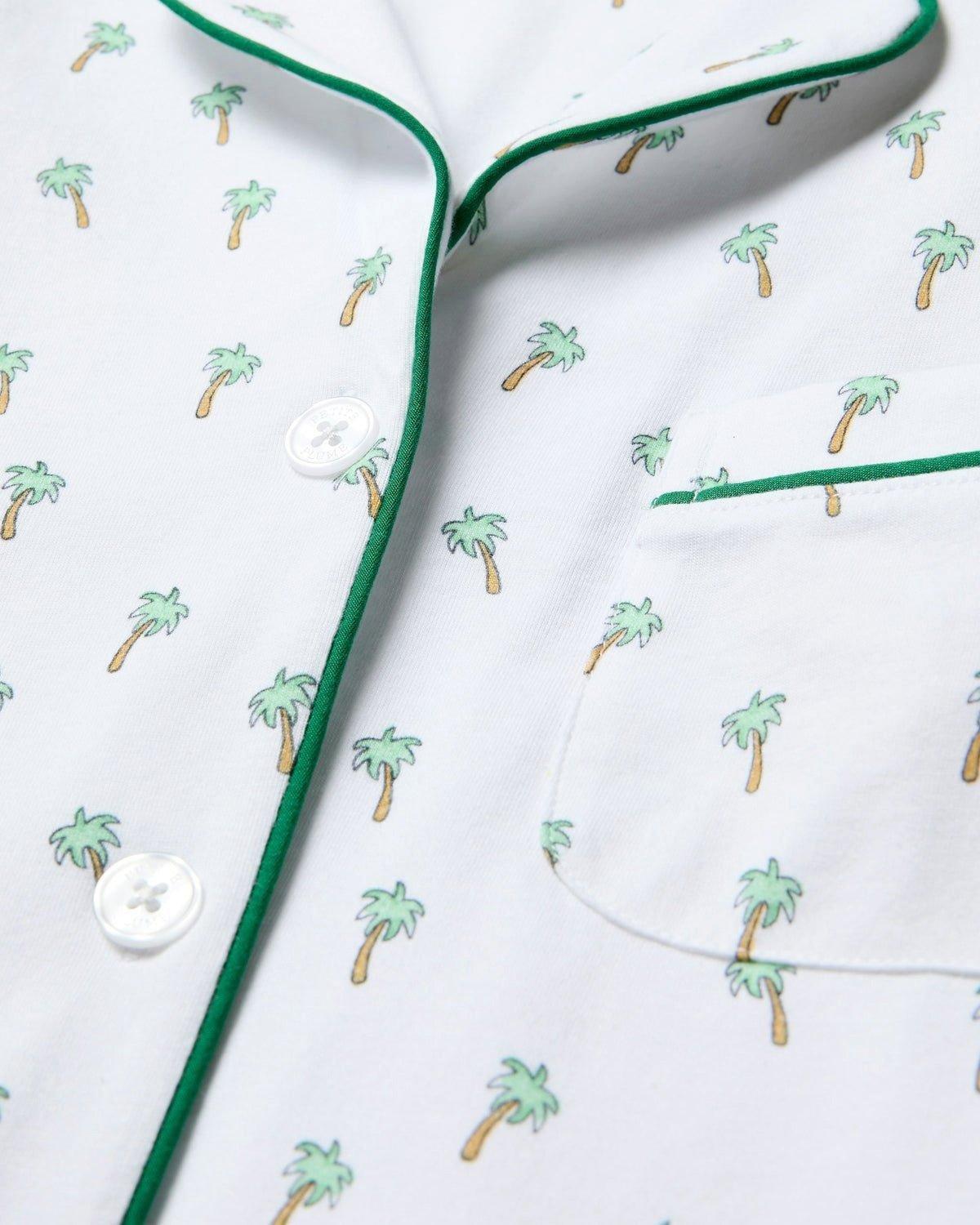 Women's Pima Short Pajama Set in Palmier image number 3