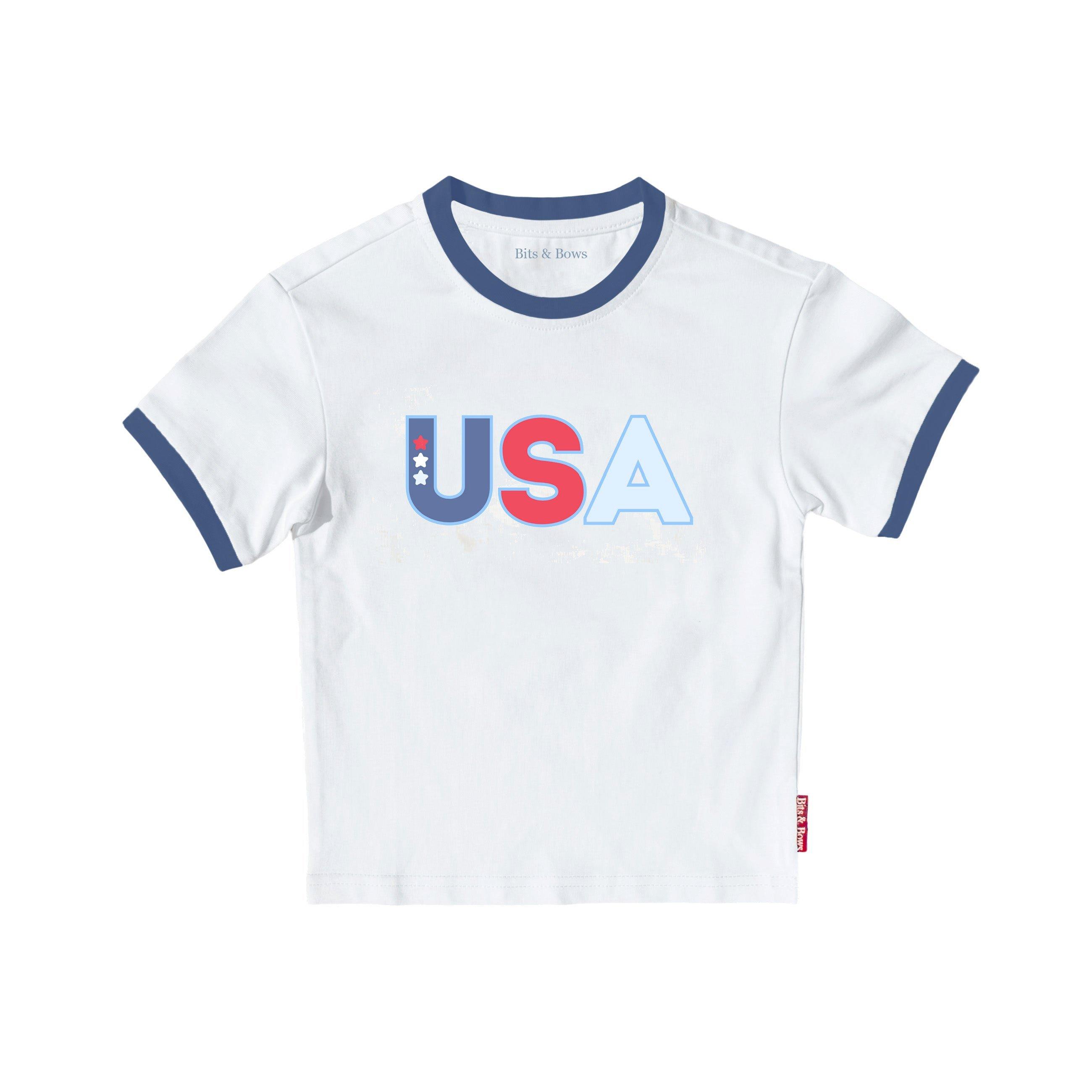 USA Crewneck T-Shirt