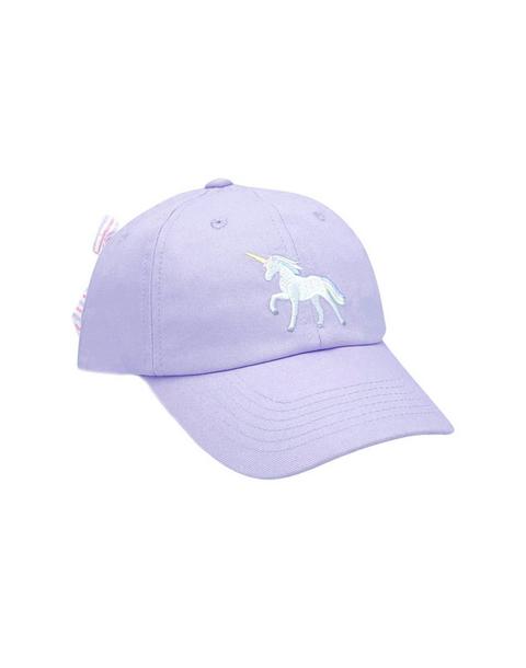 Rainbow Unicorn Bow Baseball Hat