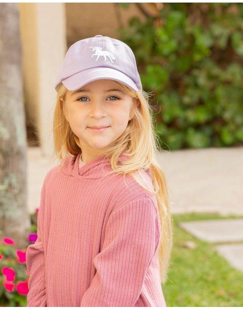 Rainbow Unicorn Bow Baseball Hat