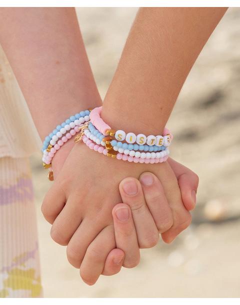 Red, White, & Blue Heart Bracelet Set