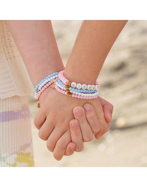 Red, White, & Blue Heart Bracelet Set