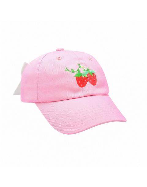 Strawberry Bow Baseball Hat
