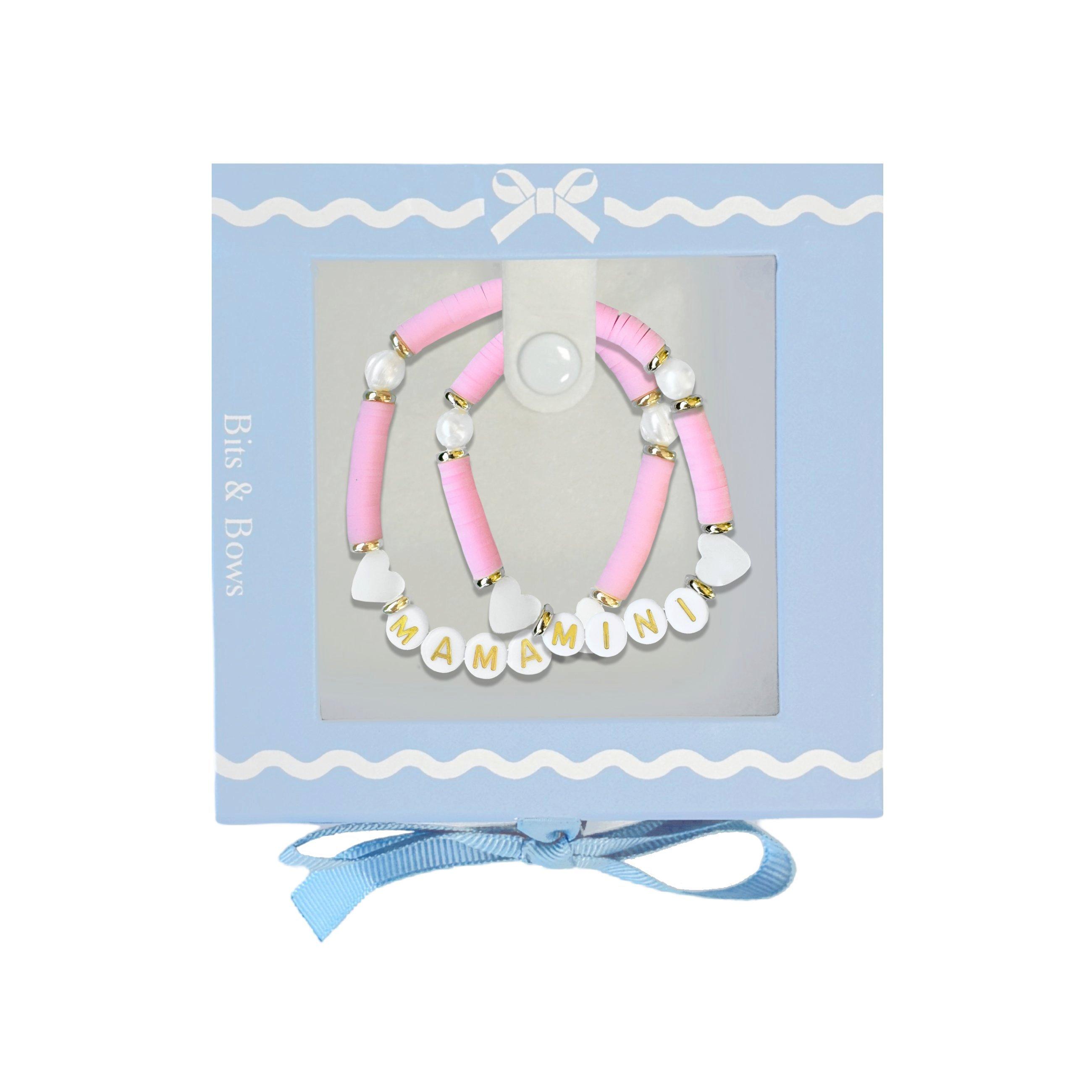 Mama & Mini Pink Bracelet Gift Set