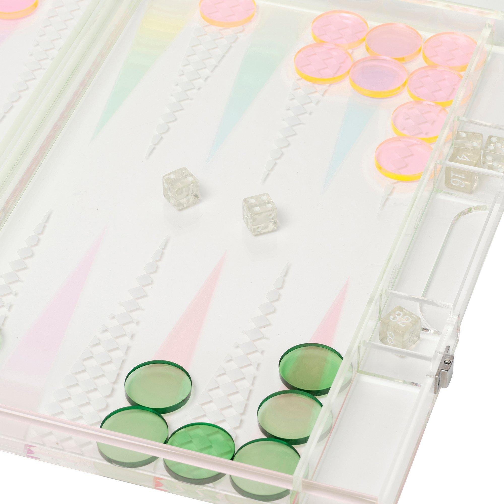 Lucite Backgammon - Ombre Sherbert image number 2