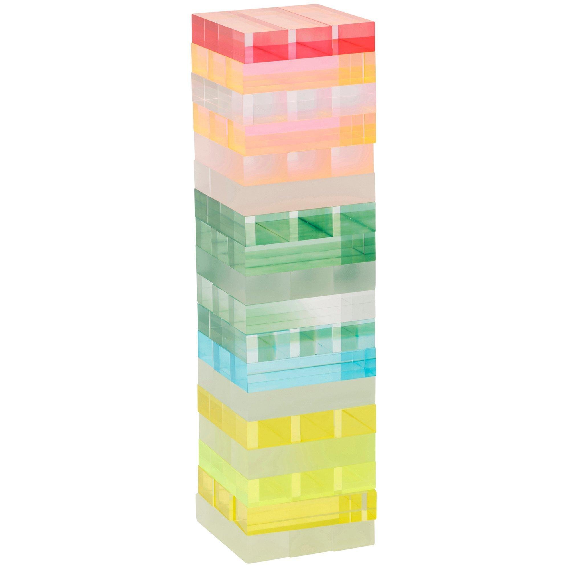 Lucite Jumbling Tower - Ombre Sherbert