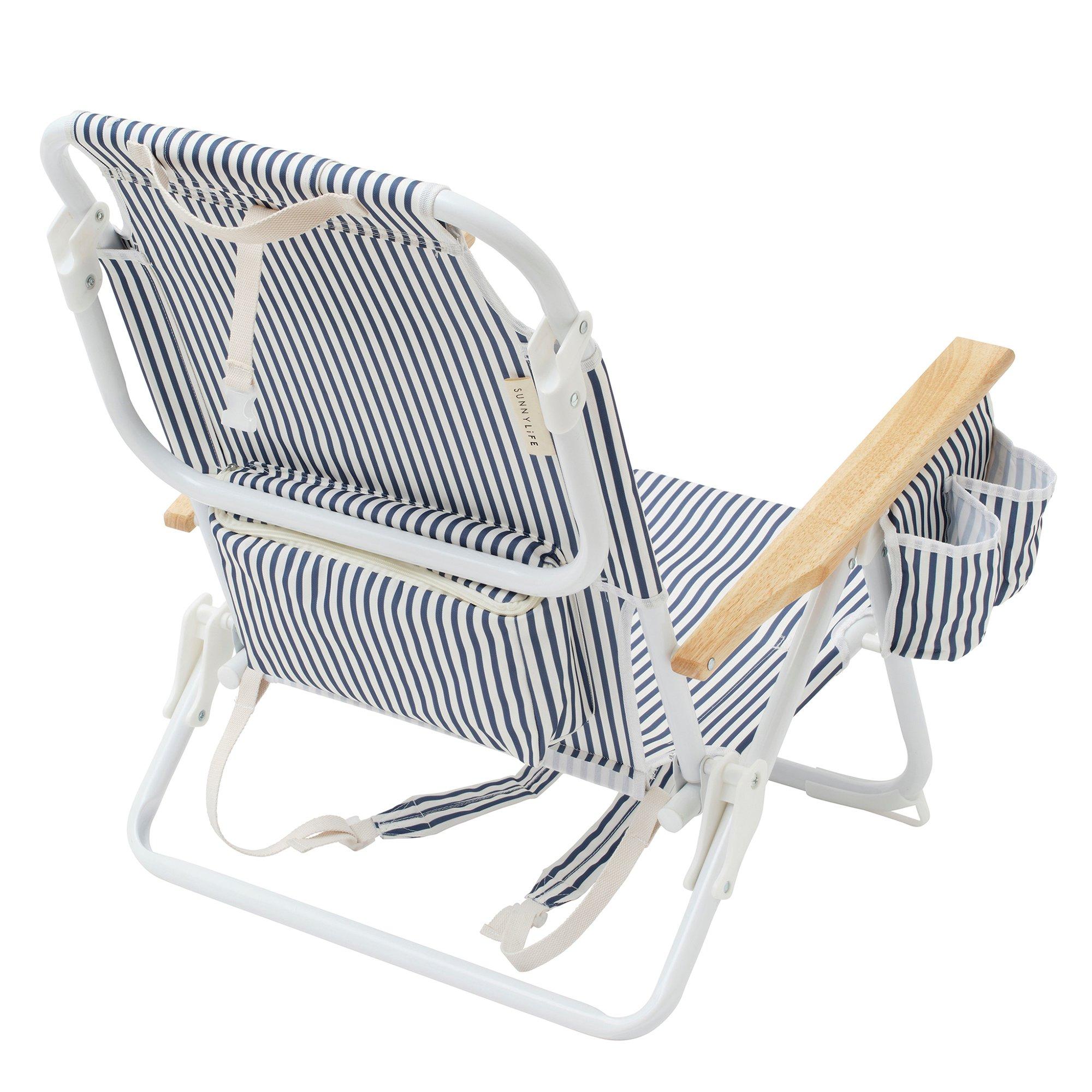 Luxe Beach Chair: The Resort Coastal Blue image number 1