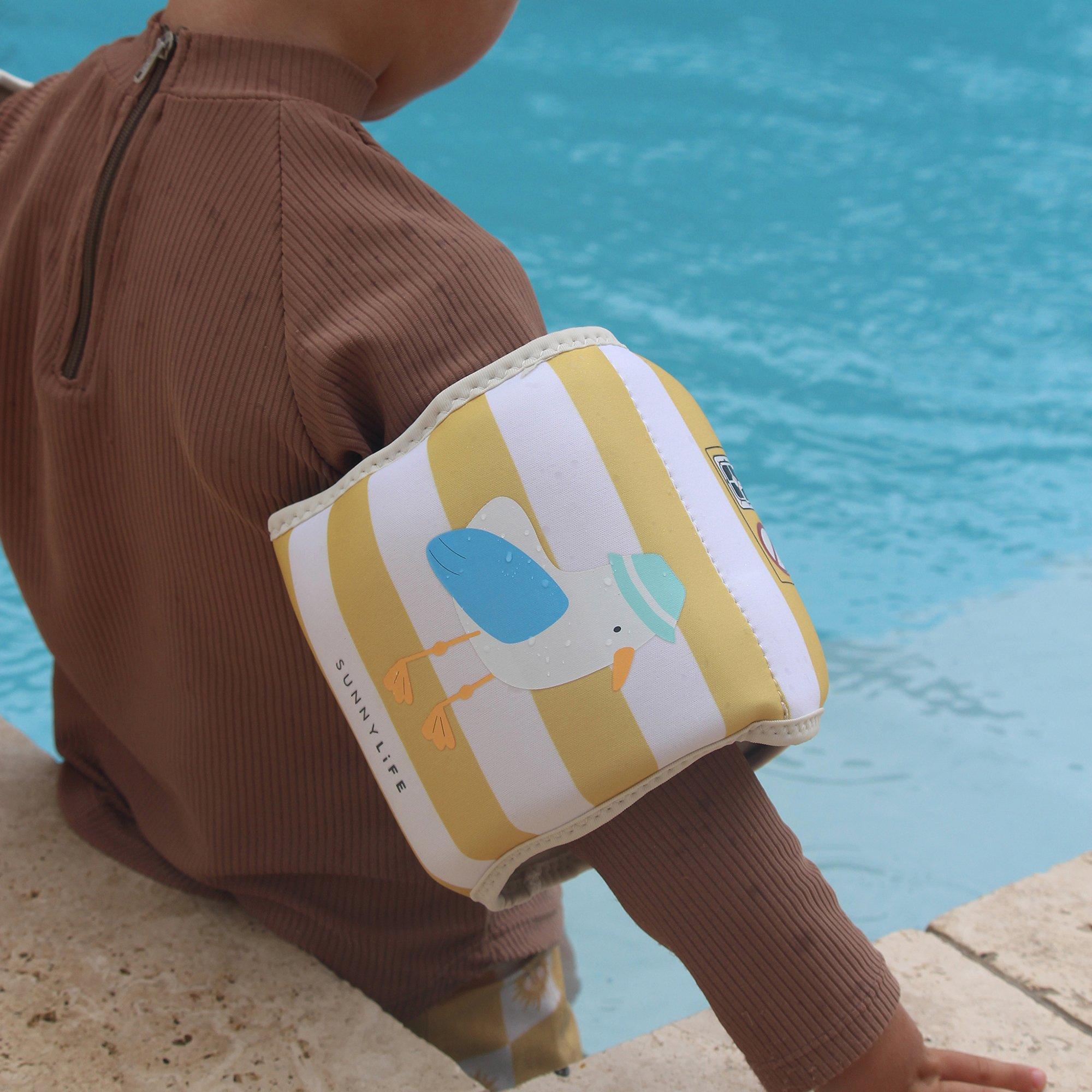 Kids Floaties: Sid The Seagull - Mustard Stripe image number 2