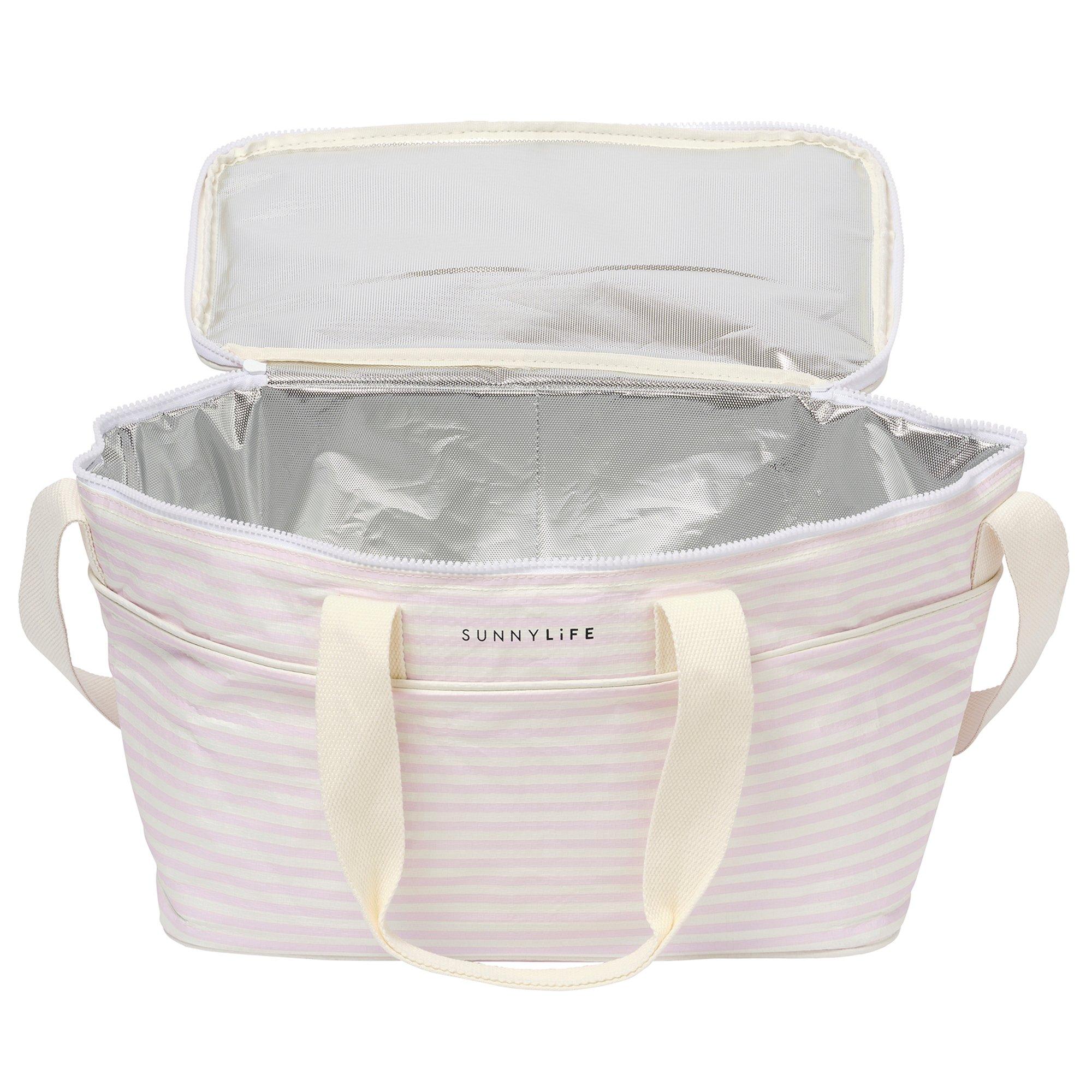 Light Cooler Bag - Lazy Days Pink Stripe image number 2